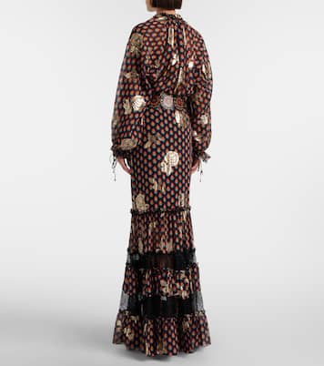 Printed silk-blend maxi skirt | Etro