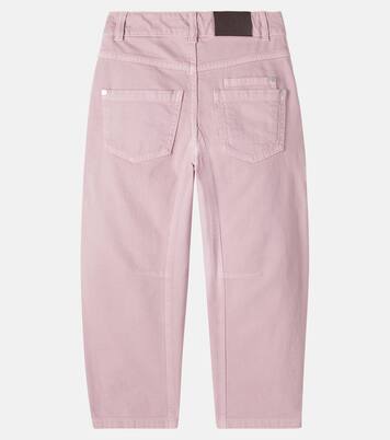Monili barrel-leg jeans | Brunello Cucinelli Kids