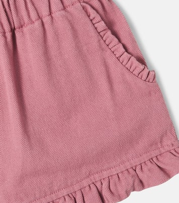 Simone ruffled denim shorts | C'era Una Volta