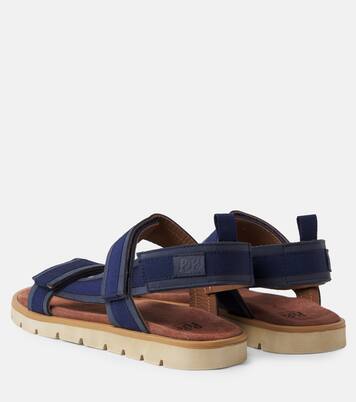 Summer grosgrain and leather sandals | PèPè