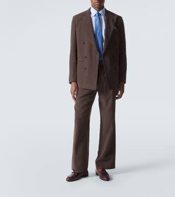 Checked cotton poplin shirt | Charvet