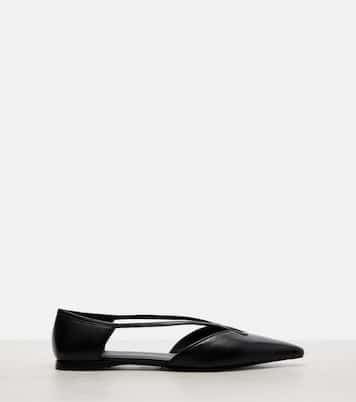 Amatassa leather ballet flats | Max Mara