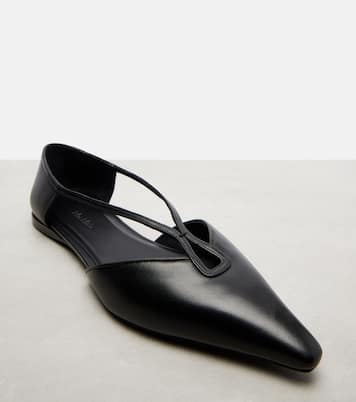 Amatassa leather ballet flats | Max Mara
