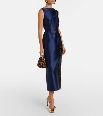 Bloom迷你小牛毛手提包 | Erdem