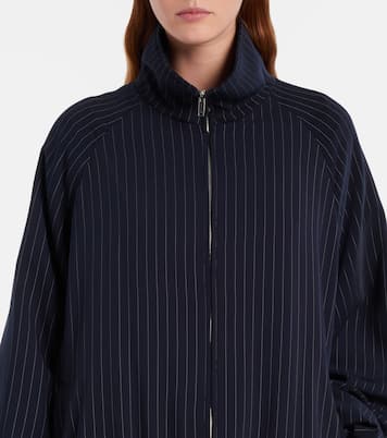 Baxter pinstripe oversized jacket | The Frankie Shop