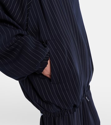 Baxter pinstripe oversized jacket | The Frankie Shop