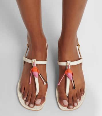 Sandalen aus Leder | Prada