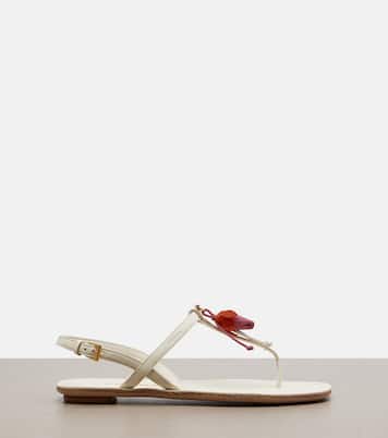 Sandalen aus Leder | Prada