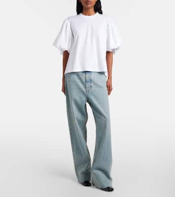 T-Shirt aus Baumwoll-Jersey | Noir Kei Ninomiya