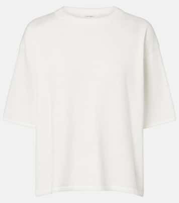 Rubie cotton and cashmere T-shirt | Lisa Yang