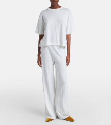 Rubie cotton and cashmere T-shirt | Lisa Yang