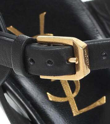 Plateausandalen Tribute 105 aus Leder | Saint Laurent