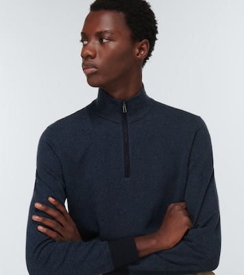 Mezzocollo Roadster cashmere sweater | Loro Piana