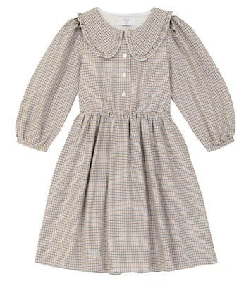 Robe en coton et laine à carreaux | Paade Mode