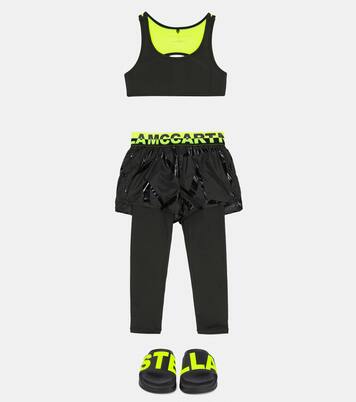 Printed sports bra | Stella McCartney Kids