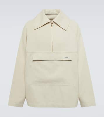 Louka cotton-blend pullover sweater | Nanushka