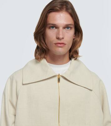 Louka cotton-blend pullover sweater | Nanushka