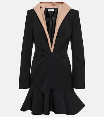 Hooded virgin wool minidress | Alaïa