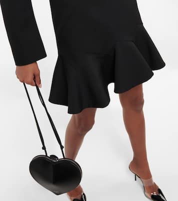 Hooded virgin wool minidress | Alaïa