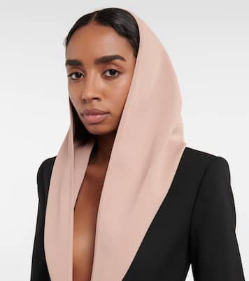 Hooded virgin wool minidress | Alaïa