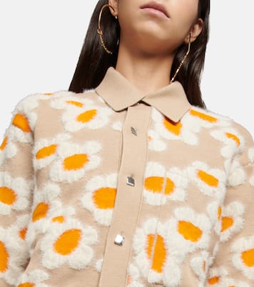 La Chemise Neve floral cardigan | Jacquemus