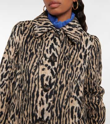 Manteau Milly à motif léopard | Rixo