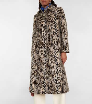 Manteau Milly à motif léopard | Rixo