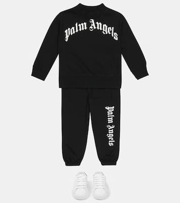 Logo cotton sweatshirt | Palm Angels Kids
