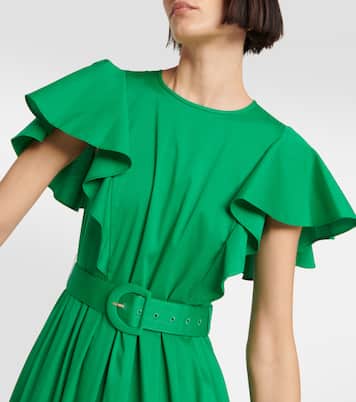 Abito midi con ruches | Diane von Furstenberg