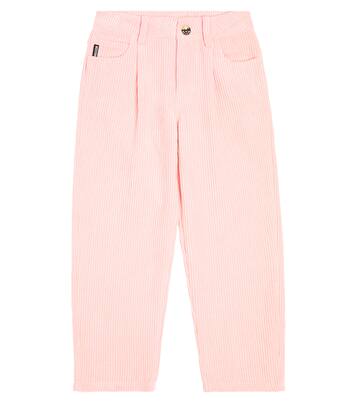 Bestickte Hose aus Cord | Moschino Kids