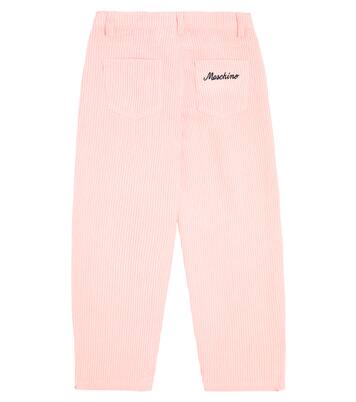 Bestickte Hose aus Cord | Moschino Kids