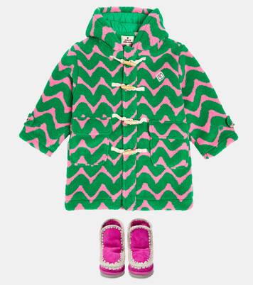 Shearling-lined suede boots | Mou Kids