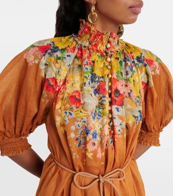 Robe longue Alight à fleurs | Zimmermann