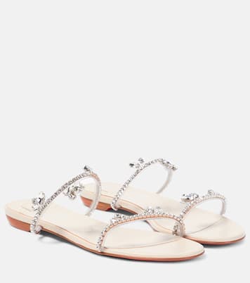 Just Queenie leather and PVC sandals | Christian Louboutin