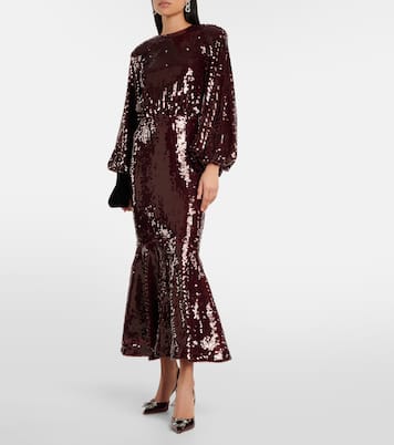 Maxikleid mit Pailletten | Rotate