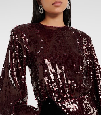 Maxikleid mit Pailletten | Rotate