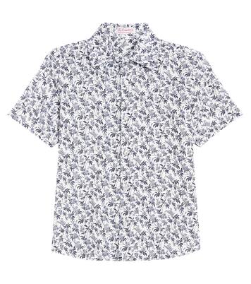 Francisco floral linen-blend shirt | La Coqueta