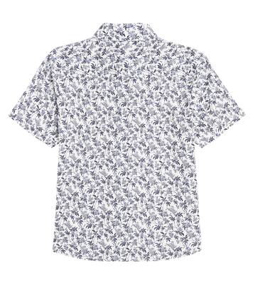 Francisco floral linen-blend shirt | La Coqueta