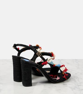 Verzierte Sandalen Kiera Sophia Capri | Dolce&Gabbana