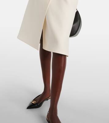 Midirock aus Crepe Couture | Valentino