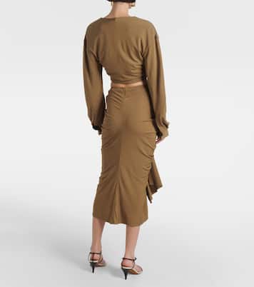 Vivenda jersey crop top | Christopher Esber