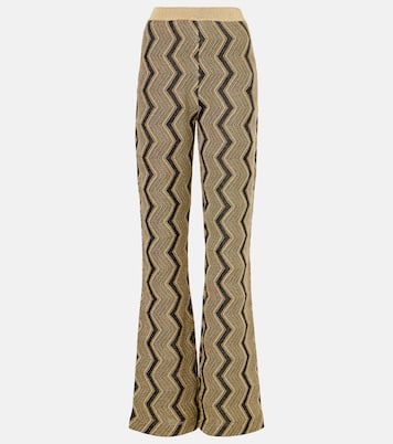 Schlaghose aus Häkelstrick | Missoni