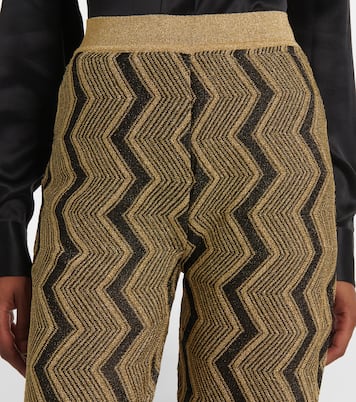 Schlaghose aus Häkelstrick | Missoni