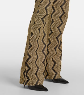 Schlaghose aus Häkelstrick | Missoni