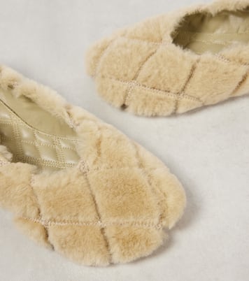 Baby quilted shearling ballet flats | Burberry