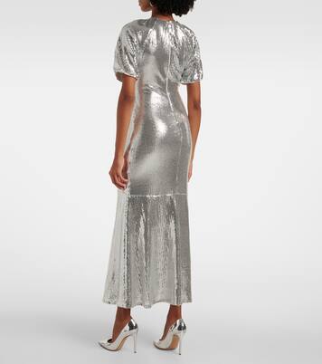 Robe midi à sequins | Rotate