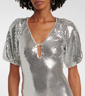 Robe midi à sequins | Rotate