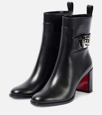 Ankle Boots Booty Lock 70 aus Leder | Christian Louboutin