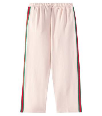 Web cotton sweatpants | Gucci Kids