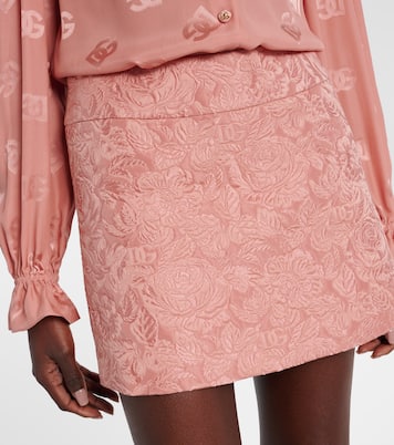 Floral jacquard miniskirt | Dolce&Gabbana